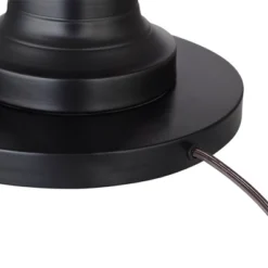 360 Lighting Spenser Retro Art Deco 58" Tall Floor Lamp Oiled Bronze Brown Beige Fabric Pleated Empire Shade For Living Room Bedroom House -Home Lighting GUEST 02251c4c 0371 4f18 baf1 1a036ee2eaa7