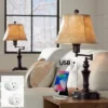 Regency Hill Corey Bronze Swing Arm USB Desk Lamps Set Of 2 With Socket 2 Regency Hill Corey Bronze Swing Arm USB Desk Lamps Set Of 2 With Socket -Home Lighting GUEST 03bb7d43 6544 4730 93ae 9e89044d198a