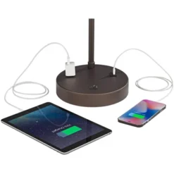 360 Lighting Colby Bronze USB Desk Lamps Set Of 2 With Smart Socket -Home Lighting GUEST 03f9b19a 68f3 4eeb a33d 347ff33bd436