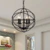 18" X 18" X 14" 5-Light Meila Chandelier Black - Warehouse Of Tiffany -Home Lighting GUEST 0535f5a9 2b9b 404b a748 13ad542844c5