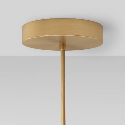 3-Arm Chandelier Brass (Includes Vintage Light Bulbs) - Threshold™ 5 3-Arm Chandelier Brass (Includes Vintage Light Bulbs) - Threshold™ - Image 3