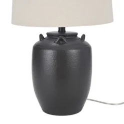 24" Ceramic Jug Farmhouse Table Lamp - Nourison -Home Lighting GUEST 06837d56 da05 47b9 9648 3bd0a144a823