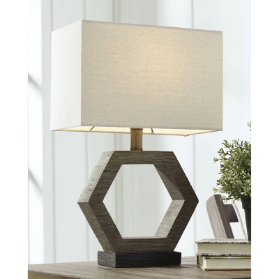Marilu Table Lamp Gray/Brown - Signature Design By Ashley 3 Marilu Table Lamp Gray/Brown - Signature Design By Ashley