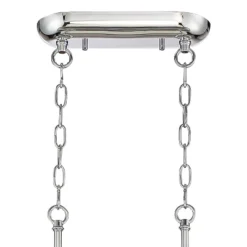 Possini Euro Design Mirabell Chrome Linear Island Pendant Chandelier 34" Wide Modern LED Clear Glass Crystal 6-Light Fixture For Dining Room Kitchen -Home Lighting GUEST 0bfcfb6b f938 47c6 b873 e21ac19f51ba