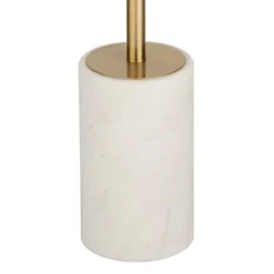 Possini Euro Design Luxe Italian Style Floor Lamp 64" Tall Gold Metal White Linen Drum Shade For Living Room Reading House Bedroom Office -Home Lighting GUEST 0e34ee8a 96ee 4ed3 8746 e995c9cbff3e