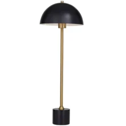 28" X 10" Metal Umbrella Style Desk Lamp With Marble Base - Olivia & May -Home Lighting GUEST 172d949e deda 4e7e 932e 17d95aa5d697
