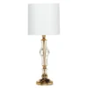 26" X 10" Glam Glass Table Lamp Gold - Olivia & May -Home Lighting GUEST 18901af2 39f3 44ac 9a59 6502567c396c