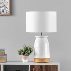 NuLOOM Colmar 25" Ceramic Table Lamp -Home Lighting GUEST 18f6e12f bbe8 44c5 bb5b 132dbbe7704f