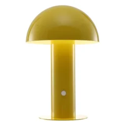 10.75" Boletus Contemporary Bohemian Rechargeable/Cordless Iron LED Mushroom Table Lamp - JONATHAN Y -Home Lighting GUEST 195d1676 3efa 4ad3 9376 a48575d26188