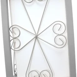 Etagere Organizer Storage Shelf Floor Lamp With Linen Shade Gray - Simple Designs -Home Lighting GUEST 1a7e0dd7 8f5e 460a 8699 fc8db29b0a95