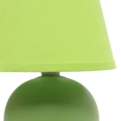 8.66" Petite Ceramic Orb Base Bedside Table Desk Lamp With Matching Tapered Drum Fabric Shade Green - Creekwood Home 17 8.66" Petite Ceramic Orb Base Bedside Table Desk Lamp With Matching Tapered Drum Fabric Shade Green - Creekwood Home -Home Lighting GUEST 21abd54e b115 4812 bf31 51c8c2402387