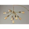 Sputnik Arc Floor Lamp Antique Brass (Includes Light Bulb) - Adesso 2 Sputnik Arc Floor Lamp Antique Brass (Includes Light Bulb) - Adesso -Home Lighting GUEST 22af6e25 022a 416f 8ac3 0deb73ca9cff