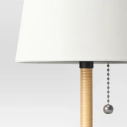 Mini Rattan Wrap Stick Table Lamp Black - Threshold™ -Home Lighting GUEST 23f69041 9211 486b 87e7 99448e340ae7