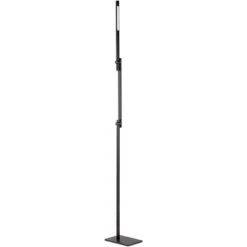 Possini Euro Design Barrett Modern Floor Lamp 53" Tall Anodized Black Metal LED Adjustable Touch On Off For Living Room Reading Bedroom Office House -Home Lighting GUEST 2b7111c9 8ff5 4837 b7e9 f24450b75fa0