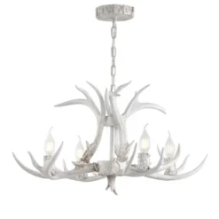 26" LED Adjustable Resin Antler Chandelier - JONATHAN Y 11 26" LED Adjustable Resin Antler Chandelier - JONATHAN Y -Home Lighting GUEST 2dbf55a2 eaa7 4b49 850a df767ca3330a
