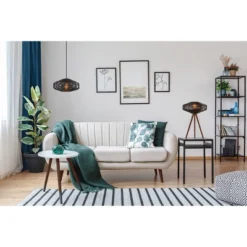 7" Kingston Pendant Ceiling Light Black - Adesso -Home Lighting GUEST 309c981b 69db 4e35 b715 1c260790e871