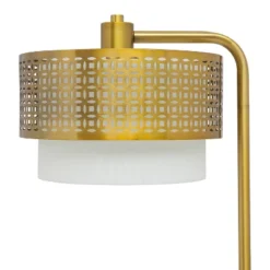 65.25" Ximena Drum Shade Floor Lamp Gold - River Of Goods -Home Lighting GUEST 33d6df76 999b 4d29 8a69 2d7133f3556d