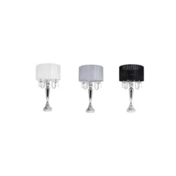 Romantic Sheer Shade Table Lamp With Hanging Crystals - Elegant Designs -Home Lighting GUEST 3443e7d3 a122 4a1e 915a 7a7e357529fc