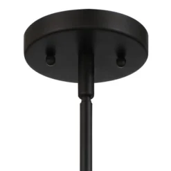 Possini Euro Design Stella Black Pendant Chandelier 15" Wide Modern Gold Leaf Drum Shade 4-Light Fixture For Dining Room House Foyer Kitchen Island -Home Lighting GUEST 3609b387 8b68 462e beea 20d515bb9dcb