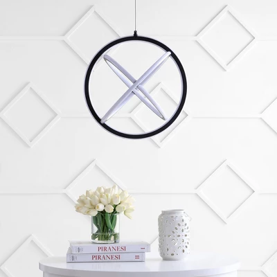 16.5" Adjustable Orbit Pendant (Includes Energy Efficient Light Bulb) Black - JONATHAN Y 4 16.5" Adjustable Orbit Pendant (Includes Energy Efficient Light Bulb) Black - JONATHAN Y - Image 2