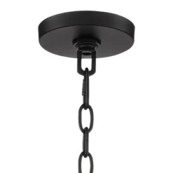 Possini Euro Design La Vista Black Chandelier 20 1/4" Wide Modern Sputnik 9-Light Fixture For Dining Room House Foyer Kitchen Island Entryway Bedroom -Home Lighting GUEST 40bd03c5 ab5e 4308 abc0 8547e8c16623