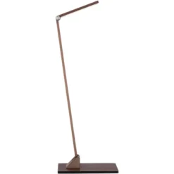 Possini Euro Design Bentley Modern Desk Lamp 21" High French Bronze Aluminum Metal LED Touch On Off Adjustable Head For Bedroom Living Room Office -Home Lighting GUEST 4200bf67 ffff 40bd a841 bc27ba171001