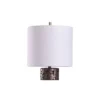 Chesham Floral Open Design Column Table Lamp With Drum Shade Brass - StyleCraft -Home Lighting GUEST 423c906c 1db5 4641 843d 534c6f78c444