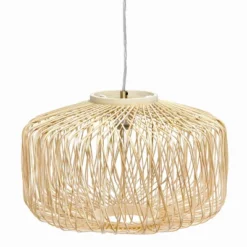 Circular Rattan Pendant Light Beige - Lalia Home -Home Lighting GUEST 42d2762d 2c9e 4e9f 84ec 1234954a0db4