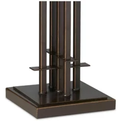 Franklin Iron Works Wrought Tiffany Style Table Lamp 26 1/4" High Bronze Art Deco Stained Glass For Bedroom Living Room Bedside Nightstand Office Kids 13 Franklin Iron Works Wrought Tiffany Style Table Lamp 26 1/4" High Bronze Art Deco Stained Glass For Bedroom Living Room Bedside Nightstand Office Kids -Home Lighting GUEST 49df7b18 4393 4bfb acd7 9ea0c1bfbcd0