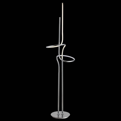 64" Metal Minimalist Dimmable Floor Lamp (Includes LED Light Bulb) - JONATHAN Y 5 64" Metal Minimalist Dimmable Floor Lamp (Includes LED Light Bulb) - JONATHAN Y - Image 3