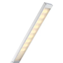 360 Lighting Jett Modern Desk Lamp 16 1/2" High Silver With USB Port And Nightlight LED Dimmer Touch On Off For Bedroom Bedside Nightstand Family Home -Home Lighting GUEST 4b97809e af18 47a3 9620 271ed817c8f3
