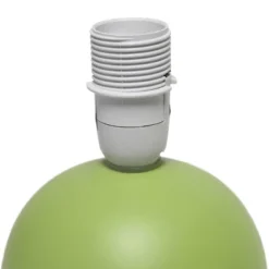 8.66" Petite Ceramic Orb Base Bedside Table Desk Lamp With Matching Tapered Drum Fabric Shade Green - Creekwood Home 16 8.66" Petite Ceramic Orb Base Bedside Table Desk Lamp With Matching Tapered Drum Fabric Shade Green - Creekwood Home -Home Lighting GUEST 4d31ac43 c29f 428a b29f 7bd91f28cb59