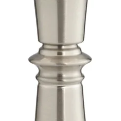 360 Lighting Seymore Modern Table Lamps 26" High Set Of 2 Silver With USB Charging Port LED Touch On Off Black Faux Silk Drum Shade For Bedroom Desk -Home Lighting GUEST 5db9d8d8 c3ce 4edb ad8b 9a794a5257a3