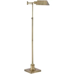 Regency Hill Jenson Traditional Pharmacy Floor Lamp With Black Riser 54" Tall Aged Brass Adjustable Swing Arm Metal Shade For Living Room Reading 9 Regency Hill Jenson Traditional Pharmacy Floor Lamp With Black Riser 54" Tall Aged Brass Adjustable Swing Arm Metal Shade For Living Room Reading -Home Lighting GUEST 5f5f3d35 d025 45f4 bc19 01bd88396bfc