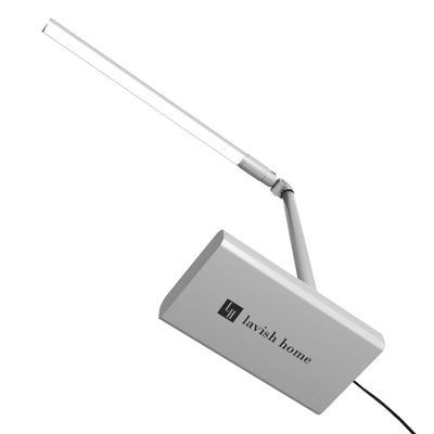 Hastings Home LED Contemporary Reading And Desk Lamp With 2 Adjustable Arms - White 8 Hastings Home LED Contemporary Reading And Desk Lamp With 2 Adjustable Arms - White - Image 6