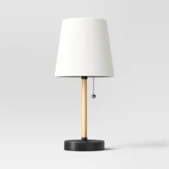 Mini Rattan Wrap Stick Table Lamp Black - Threshold™ -Home Lighting GUEST 64872074 519f 4dc9 9c41 eaa5ffad99e8