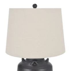 24" Ceramic Jug Farmhouse Table Lamp - Nourison -Home Lighting GUEST 6d4c6abe e4df 433d 9870 4881f1d638cb