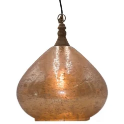 18" Valencia Teardrop Glass Pendant - River Of Goods -Home Lighting GUEST 6d62098f 222b 4d1a 96f9 5e28e7223d67