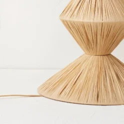 Faux Raffia Floor Lamp Brown (Includes LED Light Bulb) - Opalhouse™ Designed With Jungalow -Home Lighting GUEST 722eef02 bd1a 4345 bc17 2300537469fc