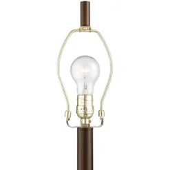 Possini Euro Design Traverse Modern Floor Lamp With LED Gooseneck Reading Light 64" Tall Oil Rubbed Bronze Oatmeal Drum Shade For Living Room Bedroom -Home Lighting GUEST 7451e633 8055 4cee b78d f64113b09a89