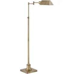 Regency Hill Jenson Traditional Pharmacy Floor Lamp With Black Riser 54" Tall Aged Brass Adjustable Swing Arm Metal Shade For Living Room Reading 10 Regency Hill Jenson Traditional Pharmacy Floor Lamp With Black Riser 54" Tall Aged Brass Adjustable Swing Arm Metal Shade For Living Room Reading -Home Lighting GUEST 767fa67b b24c 46a4 ae64 adbfda8aa948