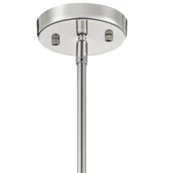 Possini Euro Design Smart Polished Nickel Chandelier 20" Wide Modern Drum Clear Crystal 6-Light Fixture For Dining Room House Foyer Kitchen Island -Home Lighting GUEST 791693e4 4f79 4e35 a0aa 213342f91301