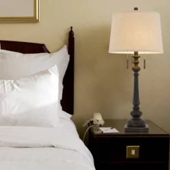 31.5" Resin Traditional Table Lamp Rustic Iron - Cal Lighting -Home Lighting GUEST 7b609180 2acf 42f2 9b82 2e5fd80d1b0a