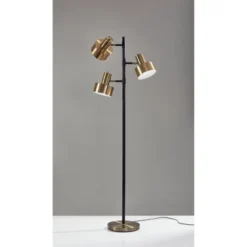 66.5" Clayton Tree Lamp Matte Black - Adesso