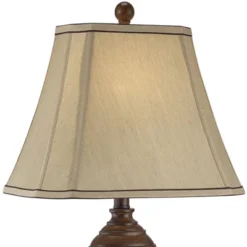 Regency Hill Traditional Table Lamp 28.5" Tall Carved Two Tone Brown Urn Shaped Beige Fabric Shade For Living Room Family Bedroom Bedside 12 Regency Hill Traditional Table Lamp 28.5" Tall Carved Two Tone Brown Urn Shaped Beige Fabric Shade For Living Room Family Bedroom Bedside -Home Lighting GUEST 7c9b7712 3851 4b15 b257 2c4451c8fef3