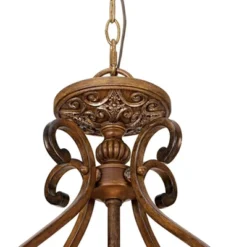 Kathy Ireland Sterling Estate Golden Bronze Pendant Chandelier 26 1/2" Wide Rustic Champagne Bowl Shade 3-Light Fixture For Dining Room Kitchen Island -Home Lighting GUEST 8242ab50 e2cb 45a0 960c 052976bcc436