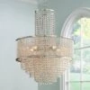 Vienna Full Spectrum Pioggia Chrome Pendant Chandelier 23 1/2" Wide Modern Crystal 5-Light Fixture For Dining Room House Foyer Kitchen Island Entryway 1 Vienna Full Spectrum Pioggia Chrome Pendant Chandelier 23 1/2" Wide Modern Crystal 5-Light Fixture For Dining Room House Foyer Kitchen Island Entryway -Home Lighting GUEST 82a3b873 f119 4a1b 887c be47966bd783