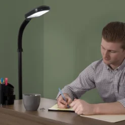 Hastings Home Adjustable Floor Lamp – 6ft Full Spectrum Natural Sunlight Lamp With Bendable Neck -Home Lighting GUEST 86b5cd0d aaa0 4f73 a360 393011fa41f5