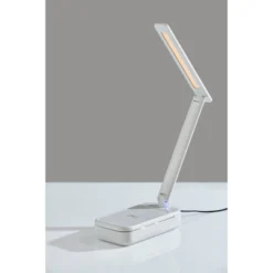 UV-C Sanitizing Table Lamp With Wireless Charging And Smart Switch White (Includes LED Light Bulb) - Adesso -Home Lighting GUEST 89d58e01 63d8 453f b13a f0eb39a1be49