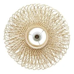 Circular Rattan Pendant Light Beige - Lalia Home -Home Lighting GUEST 90bbace2 ab96 41f4 a9d8 d72b2f4b16fb
